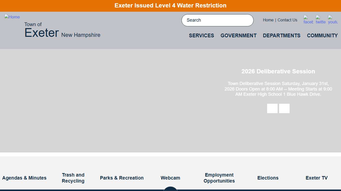 Home Page Town of Exeter New Hampshire Official Website